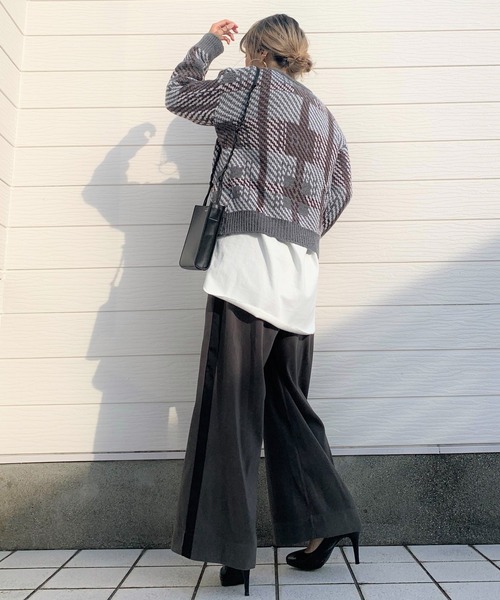 Q（キュー）の「ヘビーウェイトロンT（Tシャツ/カットソー・レディース・ホワイト/ブラック/アイボリー/ブラック系その他・MEDIUM）」の5枚目の写真