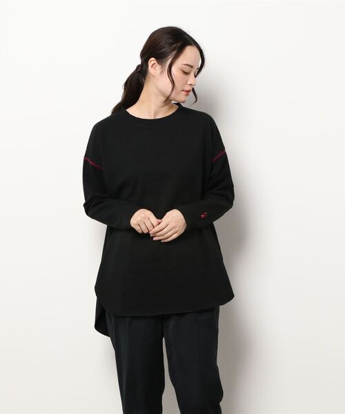 Q（キュー）の「ヘビーウェイトロンT（Tシャツ/カットソー・レディース・ホワイト/ブラック/アイボリー/ブラック系その他・MEDIUM）」の13枚目の写真