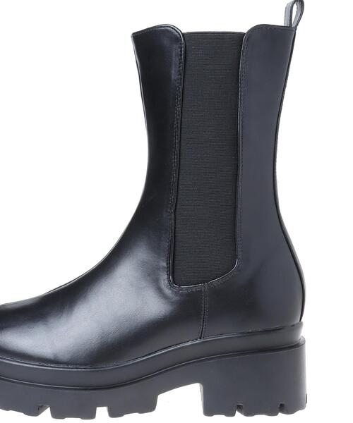 INGNI（イング）の「プラットフォームソールミドルレングスサイドゴアブーツ（ブーツ・レディース・ブラック・M）」の8枚目の写真