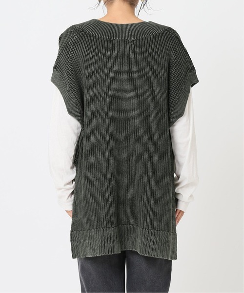 JOURNAL STANDARD relume(ジャーナルスタンダード レリューム)の「製品染めVネックベスト◆(ベスト・レディース・ナチュラル/キャメル・FREE)」の19枚目の写真