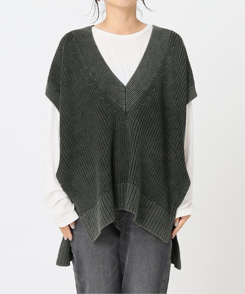 JOURNAL STANDARD relume(ジャーナルスタンダード レリューム)の「製品染めVネックベスト◆(ベスト・レディース・ナチュラル/キャメル・FREE)」の15枚目の写真