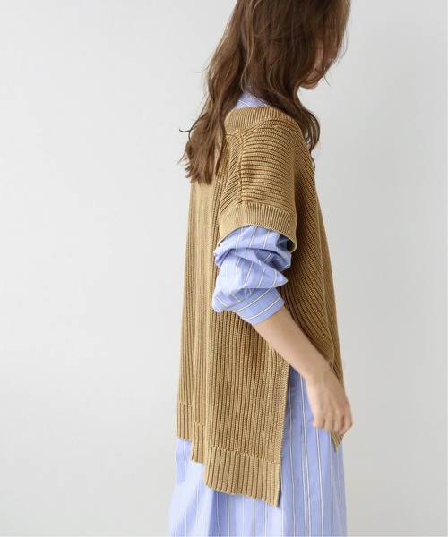 JOURNAL STANDARD relume(ジャーナルスタンダード レリューム)の「製品染めVネックベスト◆(ベスト・レディース・ナチュラル/キャメル・FREE)」の8枚目の写真