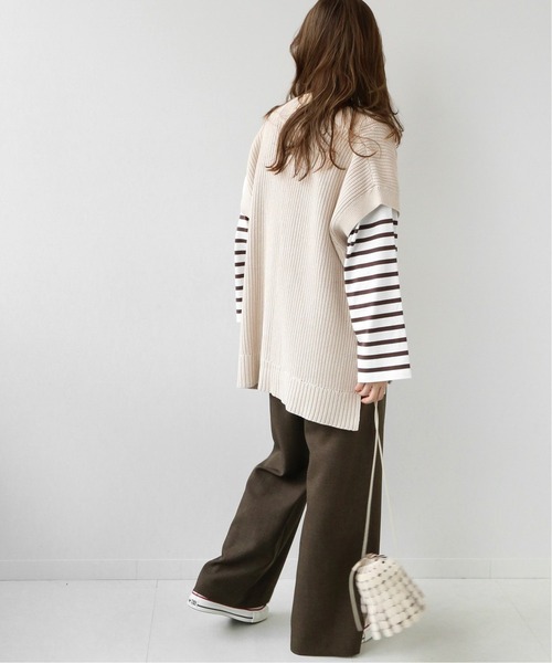 JOURNAL STANDARD relume(ジャーナルスタンダード レリューム)の「製品染めVネックベスト◆(ベスト・レディース・ナチュラル/キャメル・FREE)」の17枚目の写真