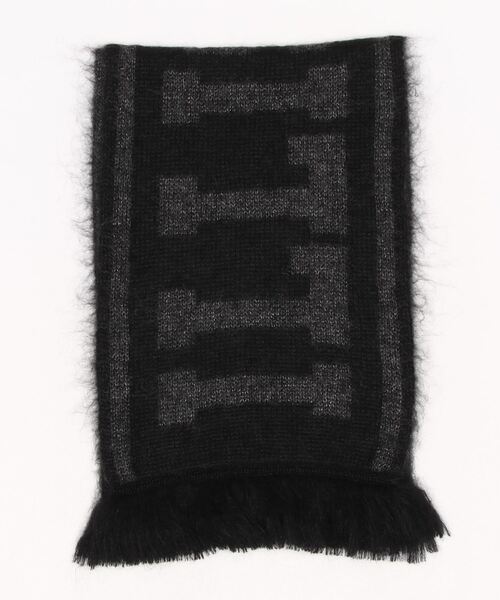 Lui's（ルイス）の「【SILLIS / シリス】フットボールマフラー（マフラー・レディース・ブラック/グレー・FREE）」の5枚目の写真