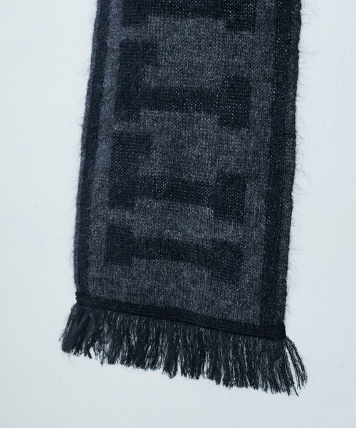 Lui's（ルイス）の「【SILLIS / シリス】フットボールマフラー（マフラー・レディース・ブラック/グレー・FREE）」の11枚目の写真