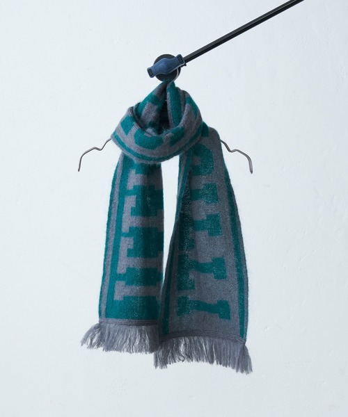 Lui's（ルイス）の「【SILLIS / シリス】フットボールマフラー（マフラー・レディース・ブラック/グレー・FREE）」の8枚目の写真