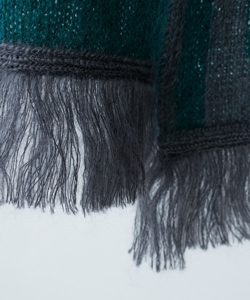 Lui's（ルイス）の「【SILLIS / シリス】フットボールマフラー（マフラー・レディース・ブラック/グレー・FREE）」の6枚目の写真