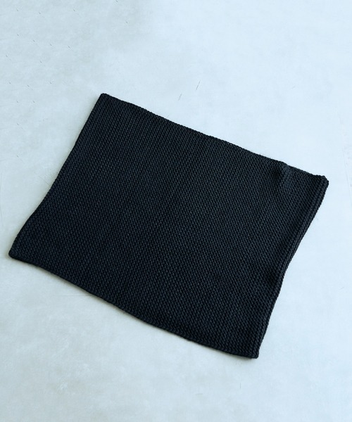 Lui's（ルイス）の「プレーンスヌード（ネックウォーマー/スヌード・メンズ・ブラック/ネイビー・FREE）」の3枚目の写真