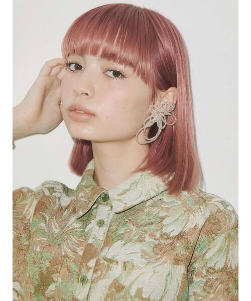 merry jenny（メリージェニー）の「floral beads earrings（イヤリング・レディース・クリア/グレー・FREE）」の14枚目の写真