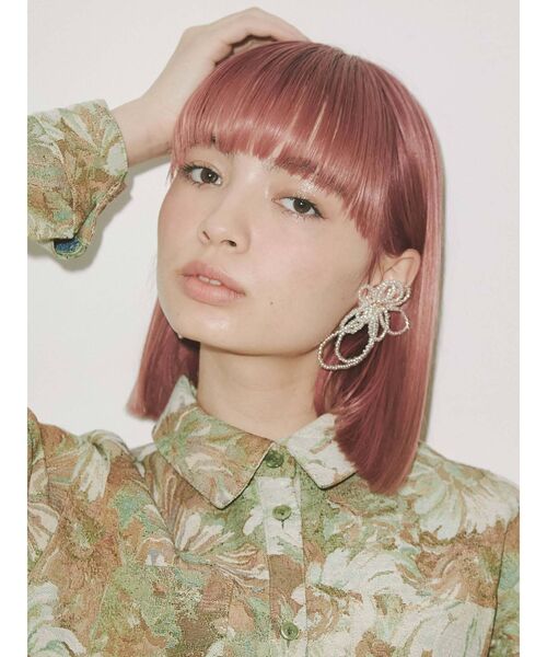 merry jenny（メリージェニー）の「floral beads earrings（イヤリング・レディース・クリア/グレー・FREE）」の6枚目の写真