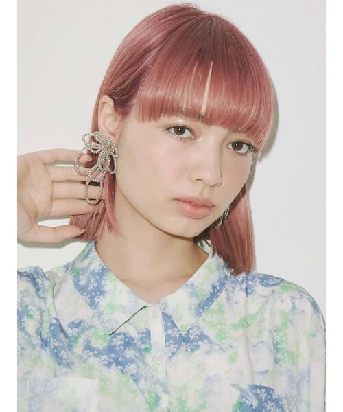 merry jenny（メリージェニー）の「floral beads earrings（イヤリング・レディース・クリア/グレー・FREE）」の4枚目の写真