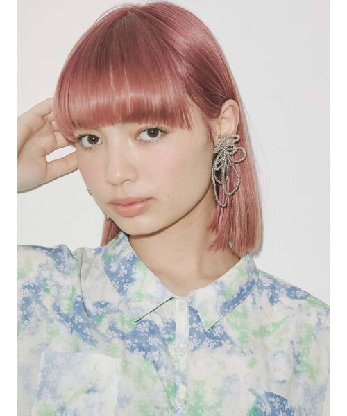 merry jenny（メリージェニー）の「floral beads earrings（イヤリング・レディース・クリア/グレー・FREE）」の17枚目の写真