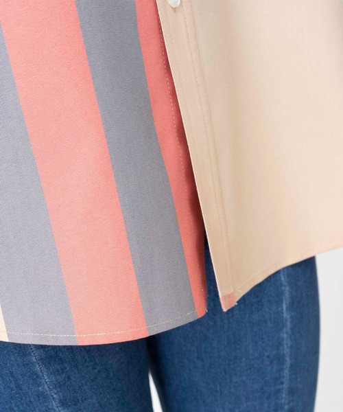 MILKFED.(ミルクフェド)の「BIG POCKET PLAID SHIRT(シャツ/ブラウス・レディース・イエロー/ベージュ/ライトピンク・ONE SIZE)」の16枚目の写真