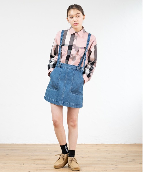 MILKFED.(ミルクフェド)の「BIG POCKET PLAID SHIRT(シャツ/ブラウス・レディース・イエロー/ベージュ/ライトピンク・ONE SIZE)」の22枚目の写真