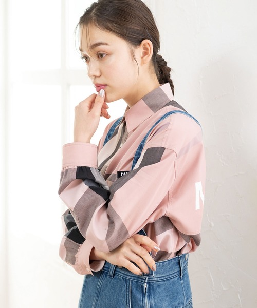 MILKFED.(ミルクフェド)の「BIG POCKET PLAID SHIRT(シャツ/ブラウス・レディース・イエロー/ベージュ/ライトピンク・ONE SIZE)」の18枚目の写真