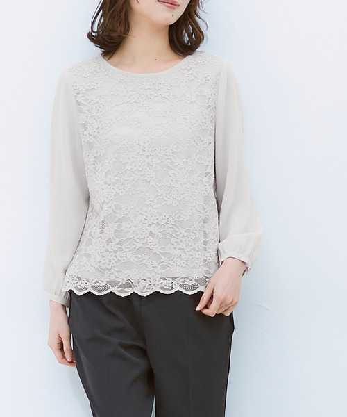 レース使いトップス シャツ ブラウス Honeys ハニーズ のファッション通販 Zozotown
