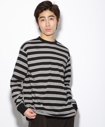 PBLIM | 【PAGEBOYLIM】マルチボーダーロンT(Tシャツ/カットソー)