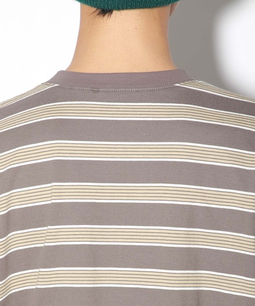 PBLIM（ページボーイリム）の「【PAGEBOYLIM】マルチボーダーロンT（Tシャツ/カットソー・レディース・ブラック系その他/グレー系その他・MEDIUM/LARGE）」の18枚目の写真