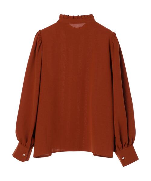 ELENCARE DUE（エレンカーレデュエ）の「・ELENCARE DUE ピンタックブラウス＊（シャツ/ブラウス・レディース・ブラック/ベージュ/アイボリー/テラコッタ・FREE）」の7枚目の写真