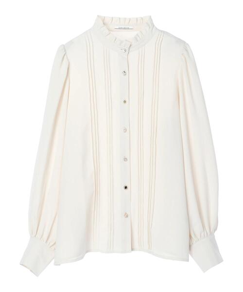 ELENCARE DUE（エレンカーレデュエ）の「・ELENCARE DUE ピンタックブラウス＊（シャツ/ブラウス・レディース・ブラック/ベージュ/アイボリー/テラコッタ・FREE）」の20枚目の写真