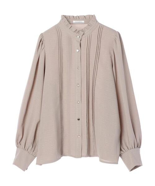 ELENCARE DUE（エレンカーレデュエ）の「・ELENCARE DUE ピンタックブラウス＊（シャツ/ブラウス・レディース・ブラック/ベージュ/アイボリー/テラコッタ・FREE）」の4枚目の写真