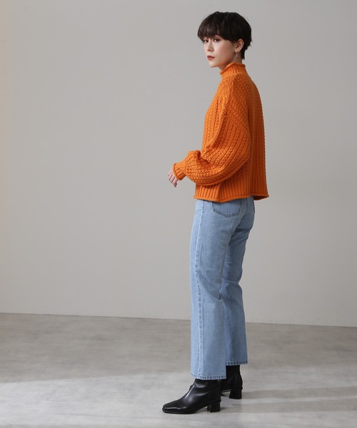 N.(N. Natural Beauty Basic)(エヌエヌナチュラルビューティーベーシック)の「【S Size Line】◆ナチュラルフレアデニムパンツ(デニムパンツ・レディース・インディゴブルー/ライトインディゴブルー/グレー・SMALL/MEDIUM)」の21枚目の写真