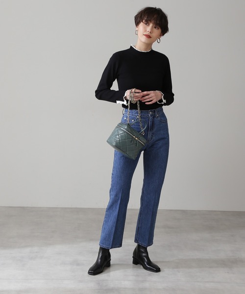 N.(N. Natural Beauty Basic)(エヌエヌナチュラルビューティーベーシック)の「【S Size Line】◆ナチュラルフレアデニムパンツ(デニムパンツ・レディース・インディゴブルー/ライトインディゴブルー/グレー・SMALL/MEDIUM)」の13枚目の写真