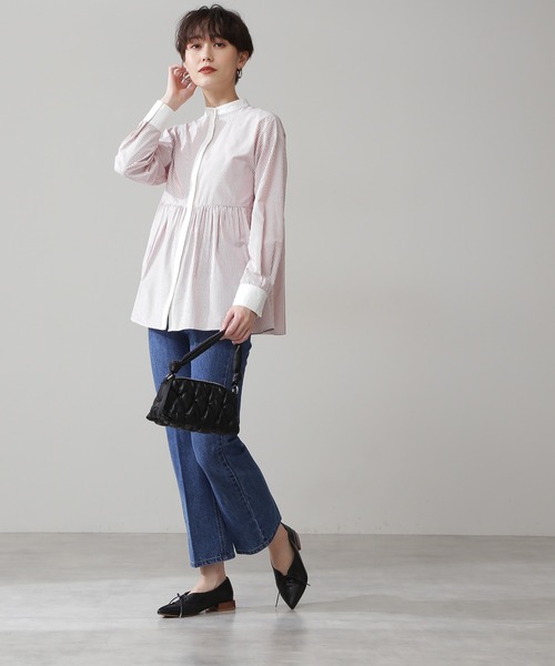 N.(N. Natural Beauty Basic)(エヌエヌナチュラルビューティーベーシック)の「【S Size Line】◆ナチュラルフレアデニムパンツ(デニムパンツ・レディース・インディゴブルー/ライトインディゴブルー/グレー・SMALL/MEDIUM)」の15枚目の写真