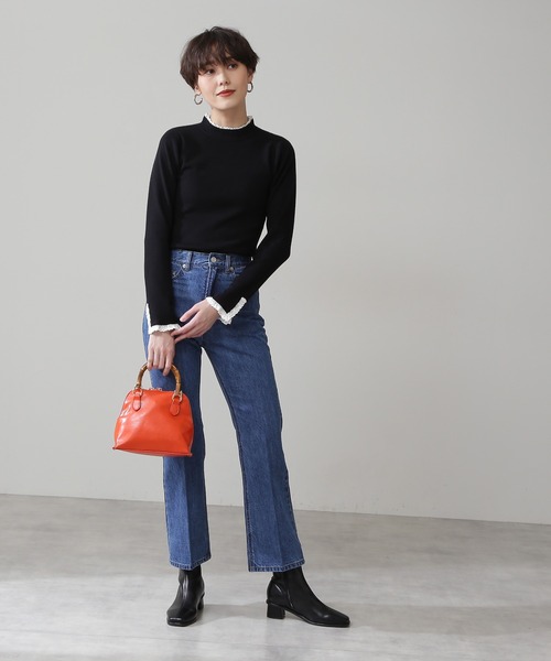 N.(N. Natural Beauty Basic)(エヌエヌナチュラルビューティーベーシック)の「【S Size Line】◆ナチュラルフレアデニムパンツ(デニムパンツ・レディース・インディゴブルー/ライトインディゴブルー/グレー・SMALL/MEDIUM)」の16枚目の写真