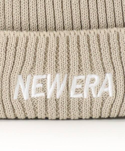 NEW ERA（ニューエラ）の「ニューエラ ニット帽 クールマックス ロゴ入り（ニットキャップ/ビーニー・メンズ・ブラック/ベージュ/カーキ・FREE）」の10枚目の写真