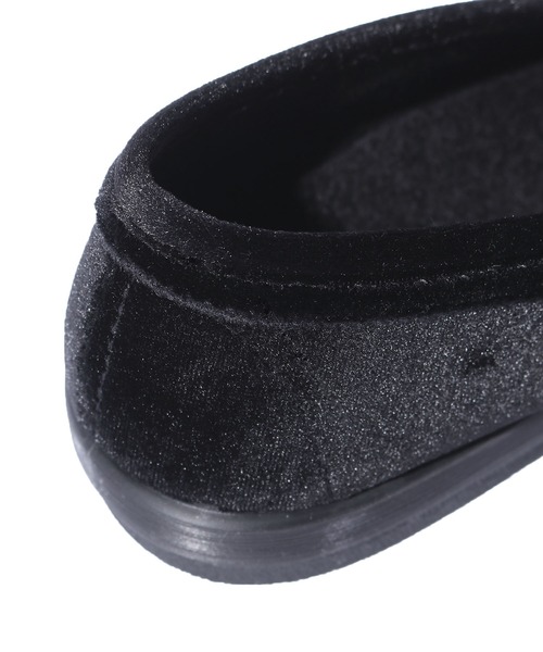 FRANCESCO（フランチェスコ）の「FRANCESCO/フランチェスコ コインローファーシューズ ベロア ボア（ローファー・メンズ・ブラック/バイオレット・44/43/42）」の8枚目の写真