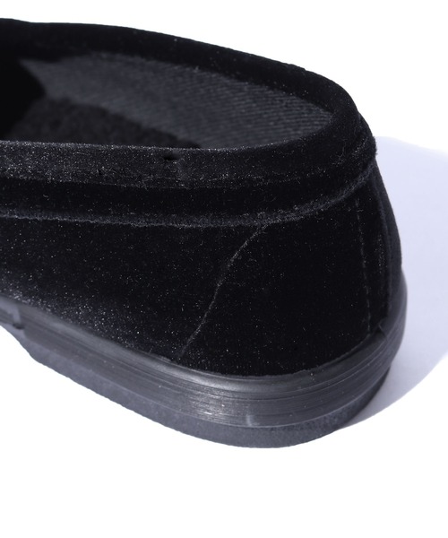 FRANCESCO（フランチェスコ）の「FRANCESCO/フランチェスコ コインローファーシューズ ベロア ボア（ローファー・メンズ・ブラック/バイオレット・44/43/42）」の7枚目の写真