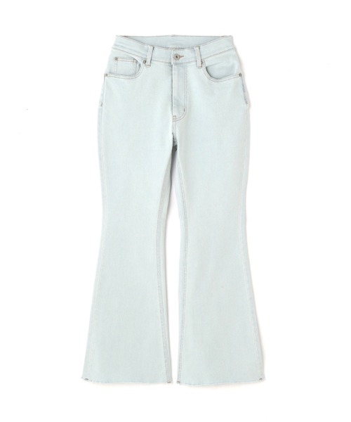 N.（N. Natural Beauty Basic）（エヌエヌナチュラルビューティーベーシック）の「【S Size Line】◆ヴィンテージ風フレアデニムパンツ（デニムパンツ・レディース・ブラック系その他/ライトインディゴブルー・SMALL/MEDIUM）」の22枚目の写真