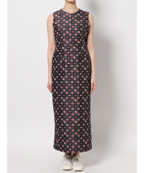 merry jenny（メリージェニー）の「check×flowerジャンパーワンピース（ワンピース・レディース・ピンク/ライトブルー・FREE）」の19枚目の写真