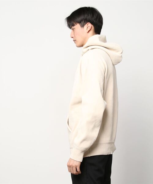 ESTN A T I O Nカシミヤニットパーカー ESTN A T I O Nカシミヤニットパーカー コットンカシミヤ パーカ