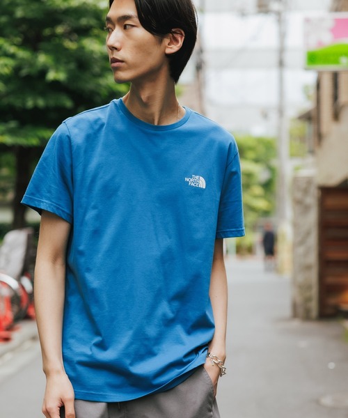 THE NORTH FACE（ザノースフェイス）の「THE NORTH FACE/ザ・ノースフェイス SIMPLE DOME TEE ハーフドームロゴTシャツ 半袖Tシャツ ロゴTシャツ アウトドア（Tシャツ/カットソー・メンズ・ホワイト/ブラック/グレー/カモフラージュ/イエロー/ネイビー/ベージュ/パープル/ライトブルー/ブルー・S/M/L/XL/XS）」の7枚目の写真