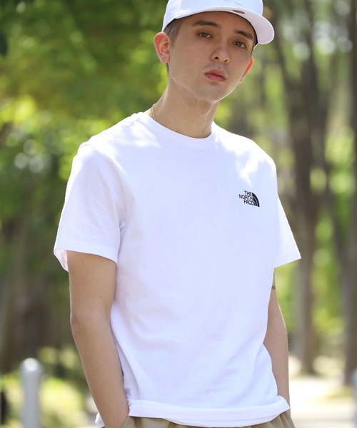 THE NORTH FACE（ザノースフェイス）の「THE NORTH FACE/ザ・ノースフェイス SIMPLE DOME TEE ハーフドームロゴTシャツ 半袖Tシャツ ロゴTシャツ アウトドア（Tシャツ/カットソー・メンズ・ホワイト/ブラック/グレー/カモフラージュ/イエロー/ネイビー/ベージュ/パープル/ライトブルー/ブルー・S/M/L/XL/XS）」の22枚目の写真