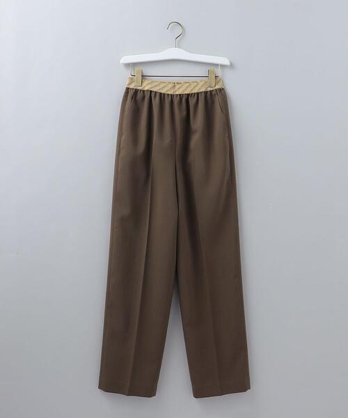 6(ロク)の「<6(ROKU)>JACQUARD GOMU PANTS 2022SS/パンツ(その他パンツ・レディース・グレー/モカ・36/38)」の6枚目の写真