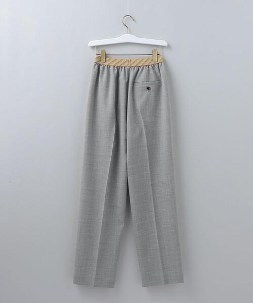 6(ロク)の「<6(ROKU)>JACQUARD GOMU PANTS 2022SS/パンツ(その他パンツ・レディース・グレー/モカ・36/38)」の10枚目の写真