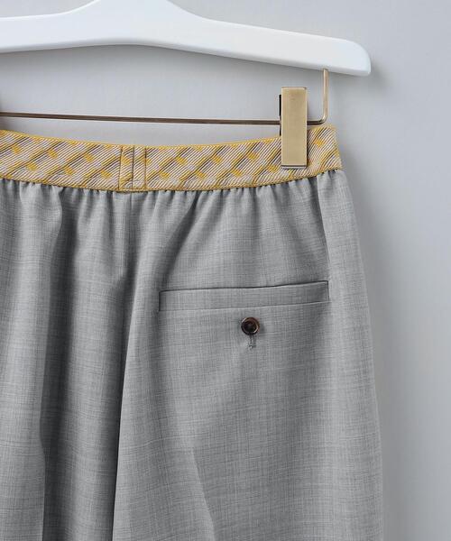 6(ロク)の「<6(ROKU)>JACQUARD GOMU PANTS 2022SS/パンツ(その他パンツ・レディース・グレー/モカ・36/38)」の8枚目の写真