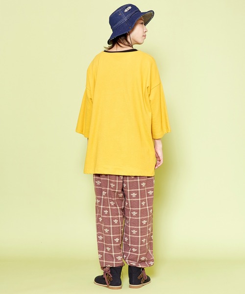 チャイハネ(チャイハネ)の「【チャイハネ】オルテガ柄刺繍メンズTシャツ(Tシャツ/カットソー・メンズ・ホワイト/ネイビー/グレー/イエロー・FREE)」の17枚目の写真