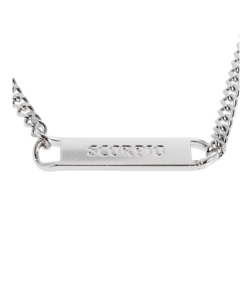 PAMEO POSE(パメオポーズ)の「Scorpio Plate Choker(ネックレス・レディース・シルバー/ゴールド・FREE)」の6枚目の写真