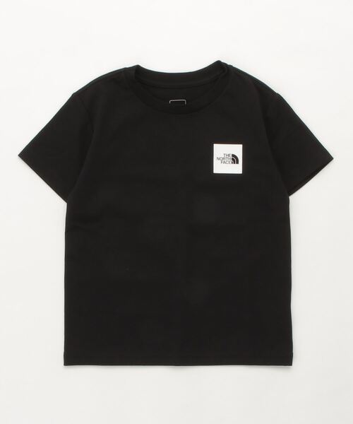 THE NORTH FACE(ザノースフェイス)の「ザ ノース フェイス THE NORTH FACE S/S Small Square Logo Tee(ショートスリーブスモールスクエアロゴティー)(Tシャツ/カットソー・キッズ・パープル/ホワイト/ブラック・120cm/100cm/150cm/110cm/140cm/130cm)」の2枚目の写真