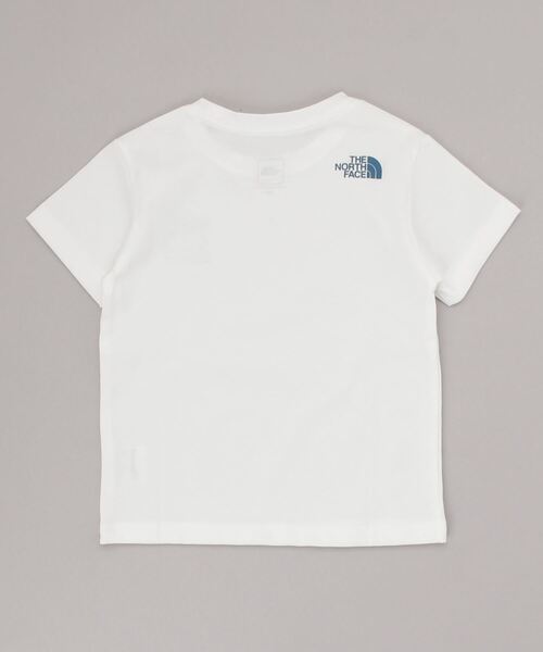 THE NORTH FACE(ザノースフェイス)の「ザ ノース フェイス THE NORTH FACE S/S Small Square Logo Tee(ショートスリーブスモールスクエアロゴティー)(Tシャツ/カットソー・キッズ・パープル/ホワイト/ブラック・120cm/100cm/150cm/110cm/140cm/130cm)」の5枚目の写真
