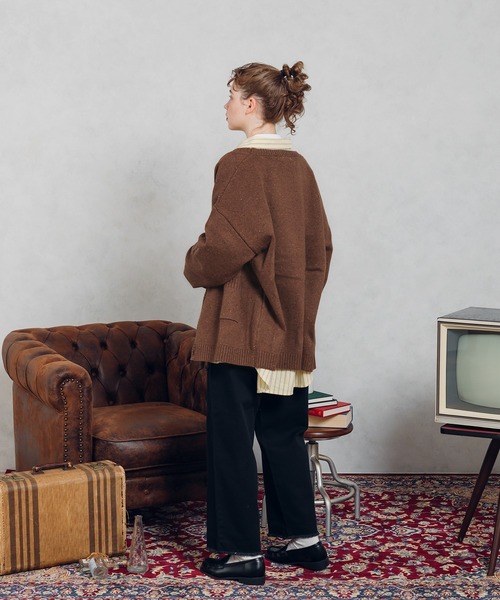 MUHET(ミュエータ)の「フロントポケットツイルパンツ(チノパンツ・レディース・ブラック/ベージュ/ミント・SMALL/MEDIUM/X-LARGE)」の6枚目の写真