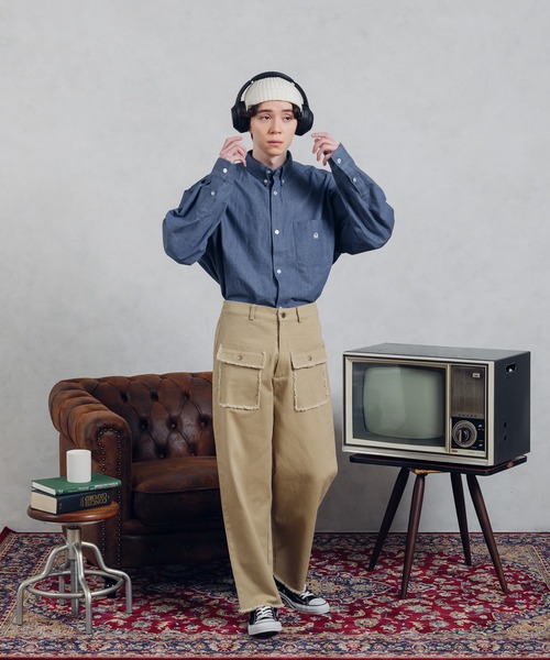MUHET(ミュエータ)の「フロントポケットツイルパンツ(チノパンツ・レディース・ブラック/ベージュ/ミント・SMALL/MEDIUM/X-LARGE)」の20枚目の写真