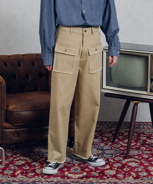 MUHET(ミュエータ)の「フロントポケットツイルパンツ(チノパンツ・レディース・ブラック/ベージュ/ミント・SMALL/MEDIUM/X-LARGE)」の16枚目の写真