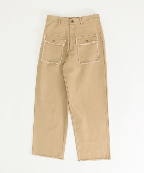 MUHET(ミュエータ)の「フロントポケットツイルパンツ(チノパンツ・レディース・ブラック/ベージュ/ミント・SMALL/MEDIUM/X-LARGE)」の14枚目の写真