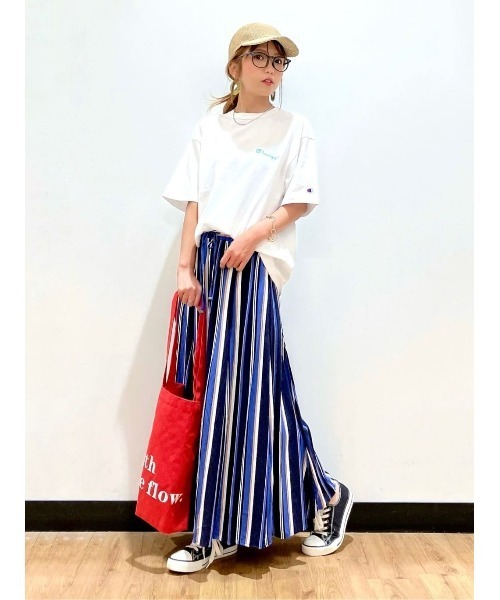 【新品】ロコソラーレ⭐︎レプリカTシャツMサイズ SLY | FRONT LOGO RIB トップス (Tシャツ・カットソー(半袖