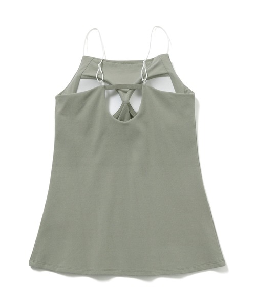 ADAM ET ROPE'（アダムエロペ）の「〈追加〉カップ付きカラーブレードキャミソール（キャミソール・レディース・ホワイト/ブラック/カーキ/イエロー・FREE）」の15枚目の写真